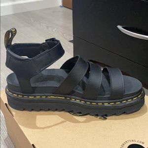 Doc Marten Black Blaire Sandals